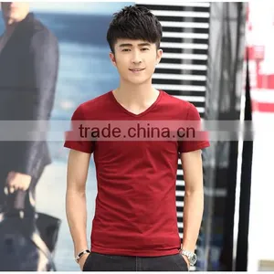 2016 New China Manufacturer Cotton Slim Fit Man T-shirt thumbnail-5
