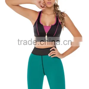 New Hot Suit Ultra Sweating Body Neoprene Shapewear Vest+ Pants Sets Super Stretch Body Control Weight Lose Fitness Shaper thumbnail-4
