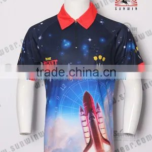 Quick Dry Darts Shirt, Cheap Custom Darts Jersey Sublimation thumbnail-1