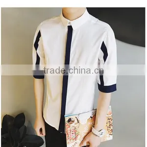 Seven Men Solid Color Shirt Sleeve Shirt thumbnail-2