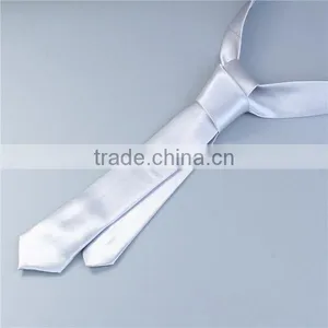 Polyester Necktie French Gray Promotion Uniform Neckties thumbnail-1