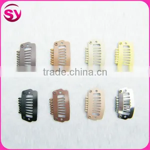 Factory Price Cheap Stainless Steel Wig Clips,Different Sizes Metal Hair Clip For Hair Extension thumbnail-4