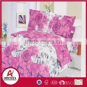Cheap Imported Home Texile Bedding,100% Polyester Fiber Quilt Wholesale Microfiber Bedding Set thumbnail-6