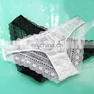 Europe Sexy Lace Low Waist Panty Transparent Temptation Briefs Summer Slim Woman thumbnail-4