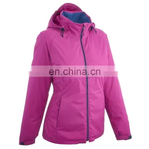 100% Polyester Waterproof Antistatic Woman's Sportswear Jacket thumbnail-2