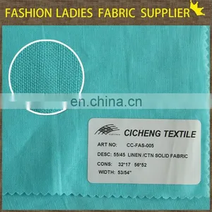2014 New Design 55%ctn45%viscose Yarn Dye Fabric,linen/viscose Yarn Dye ,viscose/cotton Fabric thumbnail-4
