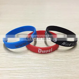 Rubber Wristband, Clear Silicone Bracelets thumbnail-2
