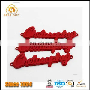 Guangdong Factory Wholesale Custom Cheap Hardware Bag Accessories Metal Logo Plate With Clutch thumbnail-6