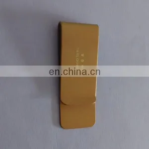 China Factory Supply Wholesale Custom Gold Metal Money Clips With Customized Logo thumbnail-2
