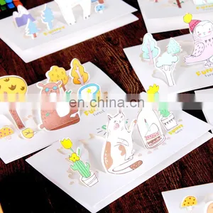 Cartoon Lion Greeting Cards With Envelopes Thankgiving 3d Greeting Card for Kids thumbnail-5