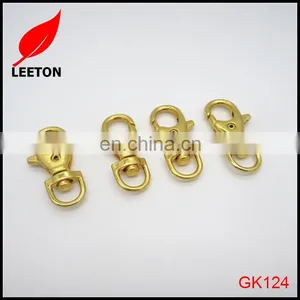 Factory Supply 9mm Small Gold Lanyard Snap Hook thumbnail-3