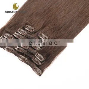 No Tangle and Shedding Grey Color Clip in Hair Extension Prices thumbnail-1