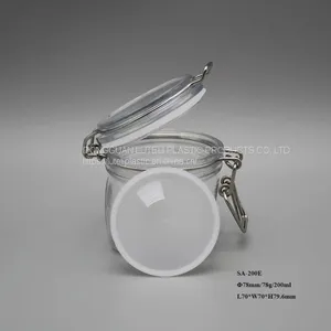 200ml Square PET Plastic Cosmetic Empty Jar and Bottle for Packing 200g Herbal Personal Skin Care Lotion or Face Cream thumbnail-1