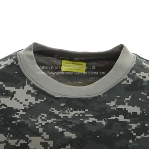 Fronter Produce FS011 Woodland Camo t Shirt With Collar thumbnail-4