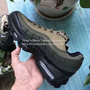 Nike Air Max 95 in Black Nike Shoes With Gold Tick thumbnail-1