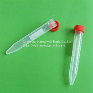 Good Quality 15ml Screw Cap Conical Test Tube for Centrifuge thumbnail-2