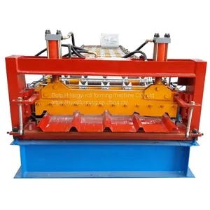 HY Metal Roof Tile Bending Equipment Steel Trapezoid Roofing Sheet Manufacturing Machine thumbnail-1