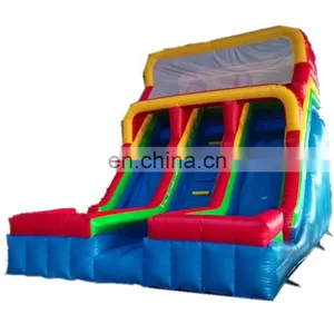 Outdoor Children Amusement Park Inflatable Castle Bounce House With Slide thumbnail-1