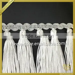New Design 100% Silk Long Tassel Wholesale FT-007 thumbnail-2