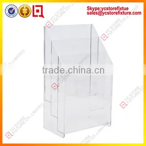 Wall Mounted Acrylic Brochure Holder, Magazine Holder thumbnail-2