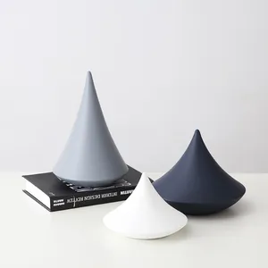 Water Drop Nordic Modern Style Color Paint Geometry Art Ceramic Soft Decoration For Living Room thumbnail-3