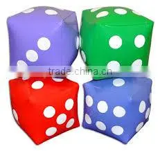 Set Inflatable Dice Soft Cubes Dot Dice Outdoor Indoor Toy Party Supply Favor Promotional-site Props Children Toy thumbnail-2