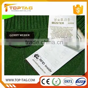 UHF Passive Rfid Woven Fabric Clothing Tag for Asset Management thumbnail-5
