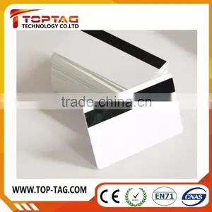 Blank White PVC Card With Hi-co Magnetic Stripe thumbnail-1