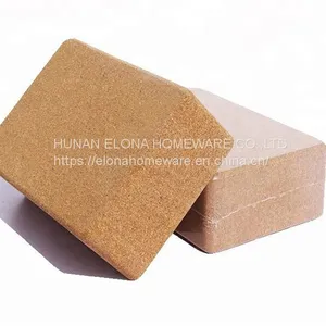 Factory Price Gym Equipment High Quality Wholesale Eco-friendly Cork Eva Yoga Block thumbnail-3