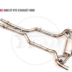 Titanium Alloy Exhaust Pipe Manifold Downpipe is Suitable for AMG GT GTC GTS GT50 Auto Modification Electronic Valve Whatsapp008613189999301 thumbnail-3