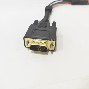 VGA HD15 to Component RCA Breakout Cable Adapter Male to Female Computer Video Connectors Display Screen Cable thumbnail-2