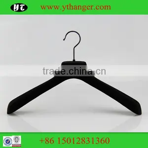 Velvet Hanger Black Wide Shoulder Plastic Hanger for Clothes Quality Choice Supplier's Choice thumbnail-2