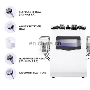 40K Cavitation Machine 6 In 1 Lipo Laser Multipolar RF Vacuum Slimming Instrument For Cellulite Massage Body Shaping Instrument thumbnail-1
