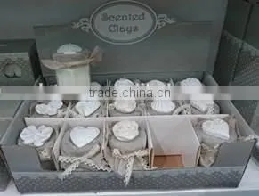 Set of 15pcs Scented Candle With Clay on the Lid thumbnail-1