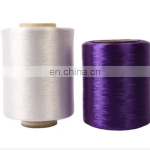 High Quality White Bright Microfiber Fabric Filament Yarn Nylon 6 Yarn Hilo de Nylon de Alta Tenacidad thumbnail-1