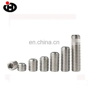 High Tensile JINGHONG Flat Point DIN913 Hexagon Socket Set Screw thumbnail-3