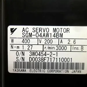 SGM-04AW14BM Yaskawa SGM Series Moudel Two Phase AC Servo Motor thumbnail-1