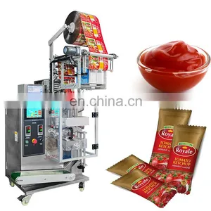 Best Selling Automatic Tomato Paste Sachet Filling Packing Machine Ketchup Sachet Packing Machine Price thumbnail-1