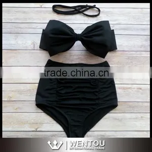 Wholesale Bow Bandeau Bikini thumbnail-4