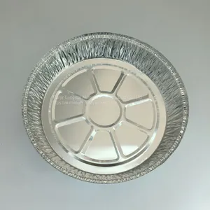9 Inches Round Disposable Foil Roasting Dishes thumbnail-1