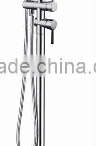 Copper Floor Standing Bathtub Faucet thumbnail-1