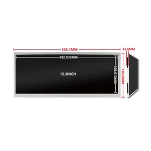 12.3 Inch LCD Display Screen 1920 * 720 Central Control Car Module HannStar LCD Screen HSD123KPW2-D10 thumbnail-3