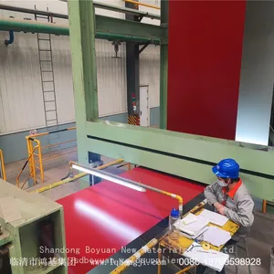 Imported Color Coated Aluminum Zinc Plated Steel Coil Acid and Alkali Resistant Industrial Warehouse Enclosure Materials thumbnail-4