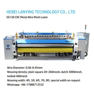 Electronical Rotary Dobby Type Wire Mesh Weaving Machine From LANYING Wire Mesh Weaving Machine thumbnail-3
