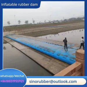 Rubber Dam, Inflatable Type, River-blocking and Water-retaining, Seamless, High-temperature Resistant thumbnail-1