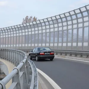 Customized Modern Outdoor Sound Barrier Panels 2000x500x80 Noise Barriers Acrylic PVC 2000x500x80 Noise Barriers Acrylic PVC thumbnail-1
