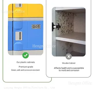 Custom Made ABS Vertical Lockers PLC 203 |Waterproof |Soft Corners for Water Park Spa Beach-Leading ABS Manufacturer Hengna thumbnail-5