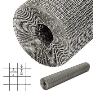 Factory Galvanized Iron Wire Mesh Roll Square Hole Welded Steel Chicken Cage Mesh With PVC Coating thumbnail-3