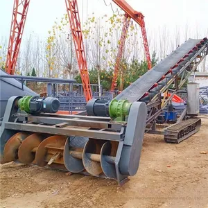 Nongyou Spiral Material Picking Machine, Belt Conveyor for Loading and Storing Grains in Granaries, Fully Automatic Crawler Walking Feeder thumbnail-3