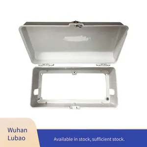 Lubao Smc Fiberglass Water Meter Box Manufacturer for Rural Tap Water Pipeline Network Renovation, Wall-mounted and Exposed Installation for Household Use thumbnail-2